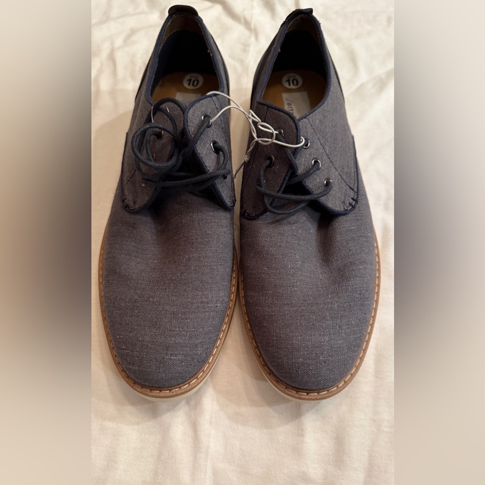 Artefact Lace Up Mens Oxford | Canvas Upper | Nubuck Leather Heel | US Size 10